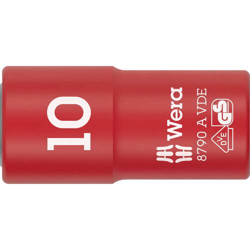 Wera 8790 A VDE 05005936001 Außen-Sechskant Steckschlüsseleinsatz 10 mm