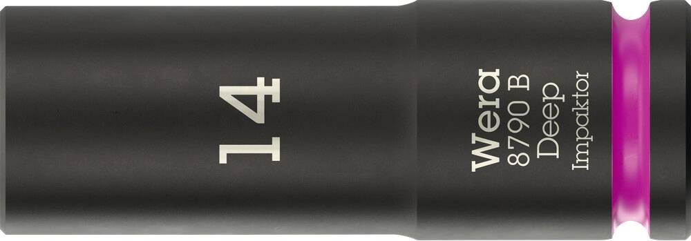 Wera 8790 B Impaktor Deep 05005555001 Außen-Sechskant Steckschlüsseleinsatz 14 mm
