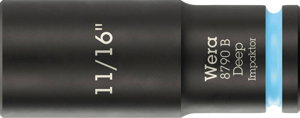 Wera 8790 B Impaktor Deep 05005571001 Außen-Sechskant Steckschlüsseleinsatz 11/16