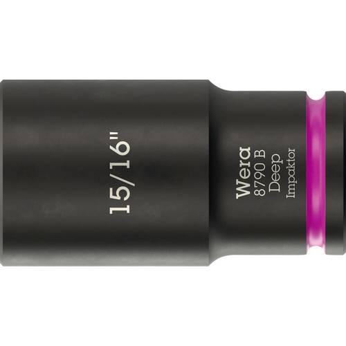 Wera 8790 B Impaktor Deep 05005575001 Außen-Sechskant Steckschlüsseleinsatz 15/16