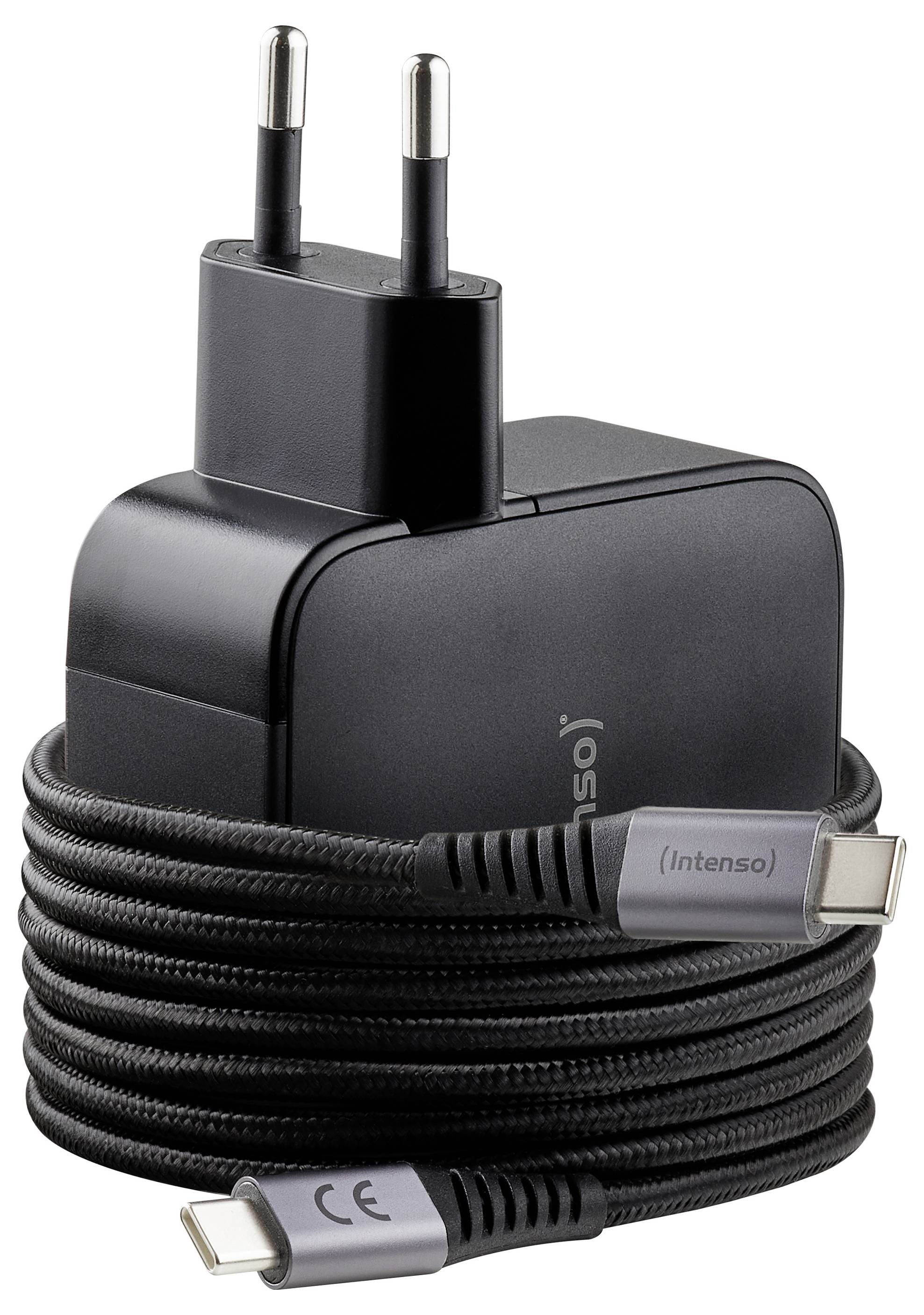Intenso W100ACC+C520C black USB Ladegerät 100 W 2x USB-C®, 1x USB-A Schwarz-2