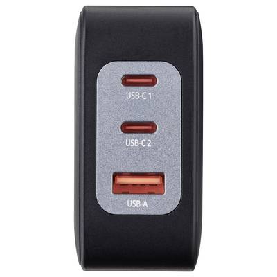 Intenso W100ACC+C520C black USB Ladegerät 100 W 2x USB-C®, 1x USB-A Schwarz-5