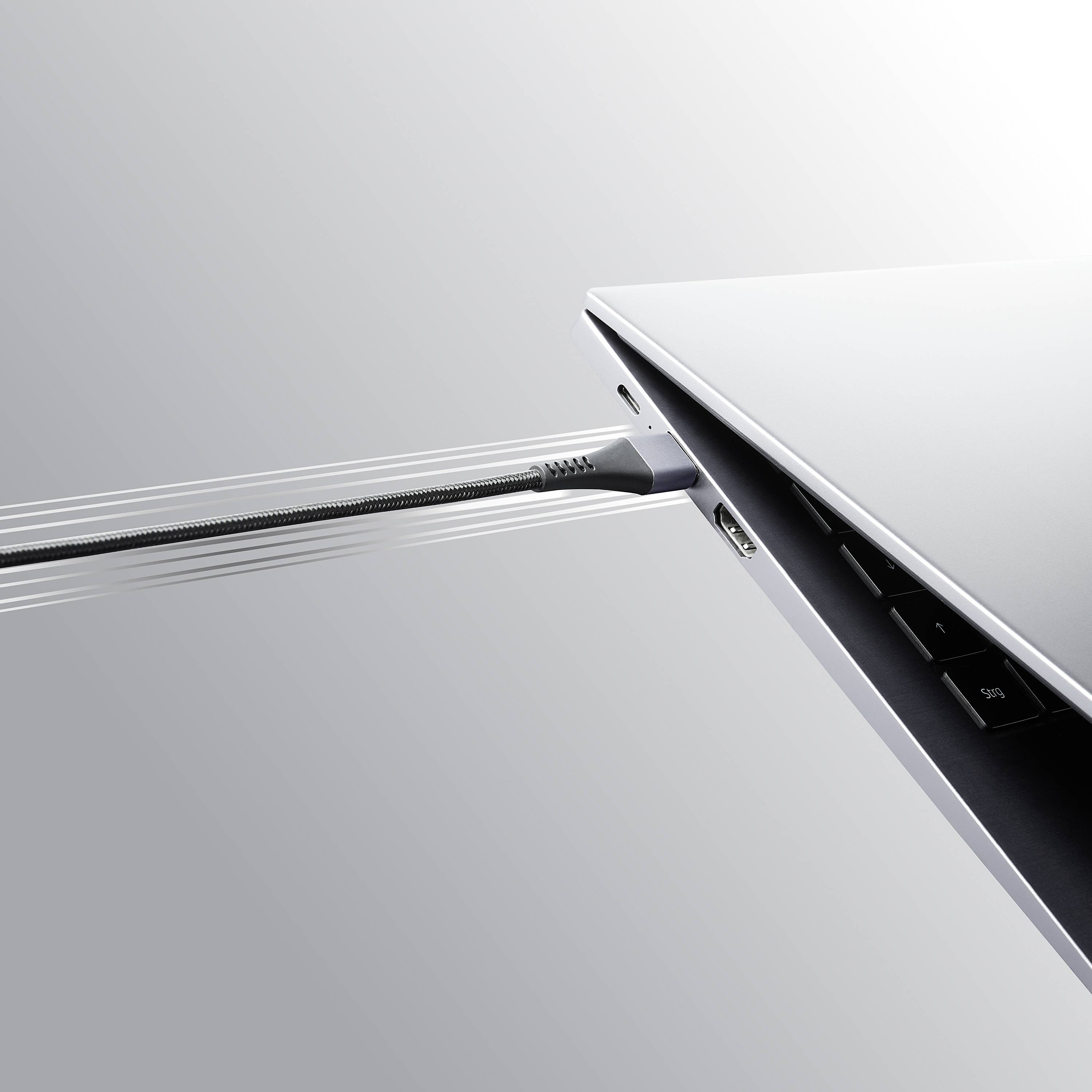 Intenso USB-C® Kabel USB-C® Stecker, USB-C® Stecker 1.5 m Schwarz hochflexibel 7901000-9