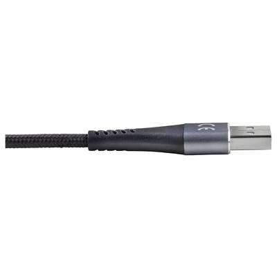 Intenso USB-C® Kabel USB-C® Stecker, USB-C® Stecker 1.5 m Schwarz hochflexibel 7901000-4