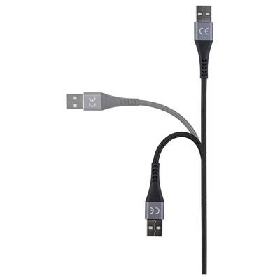 Intenso USB-C® Kabel USB-C® Stecker, USB-C® Stecker 1.5 m Schwarz hochflexibel 7901000-5