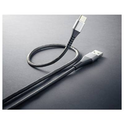Intenso USB-C® Kabel USB-C® Stecker, USB-C® Stecker 1.5 m Schwarz hochflexibel 7901000-7