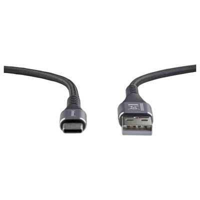 Intenso USB-Kabel USB-A Stecker, USB-C® Stecker 1.5 m Schwarz 7901100-2