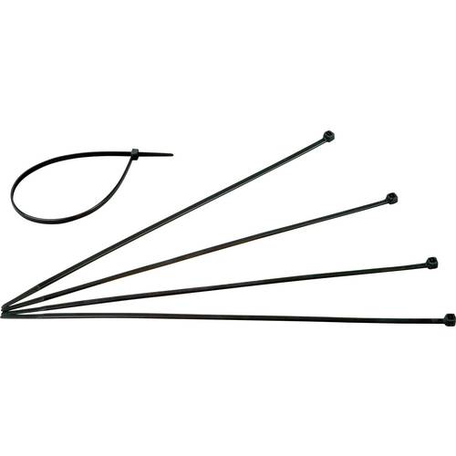 Kopp 328404090 Kabelbinder 300 mm 4.8 mm Schwarz Witterungsstabil 50 St.