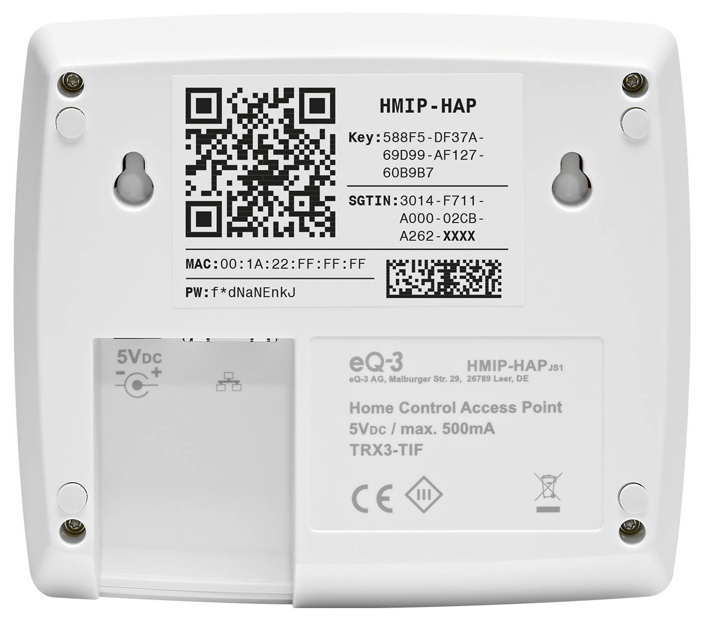 Homematic IP Homematic IP Funk Starter Set Mini Rauchwarnmelder+2xHmIP-SWSD-2 Funk-Warnmelder-Set 3er Set-6