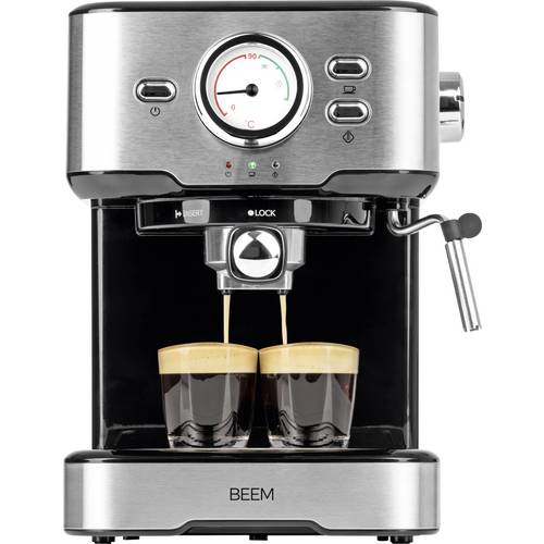 BEEM 05025 Espressomaschine mit Siebträger Schwarz, Silber 1100 W