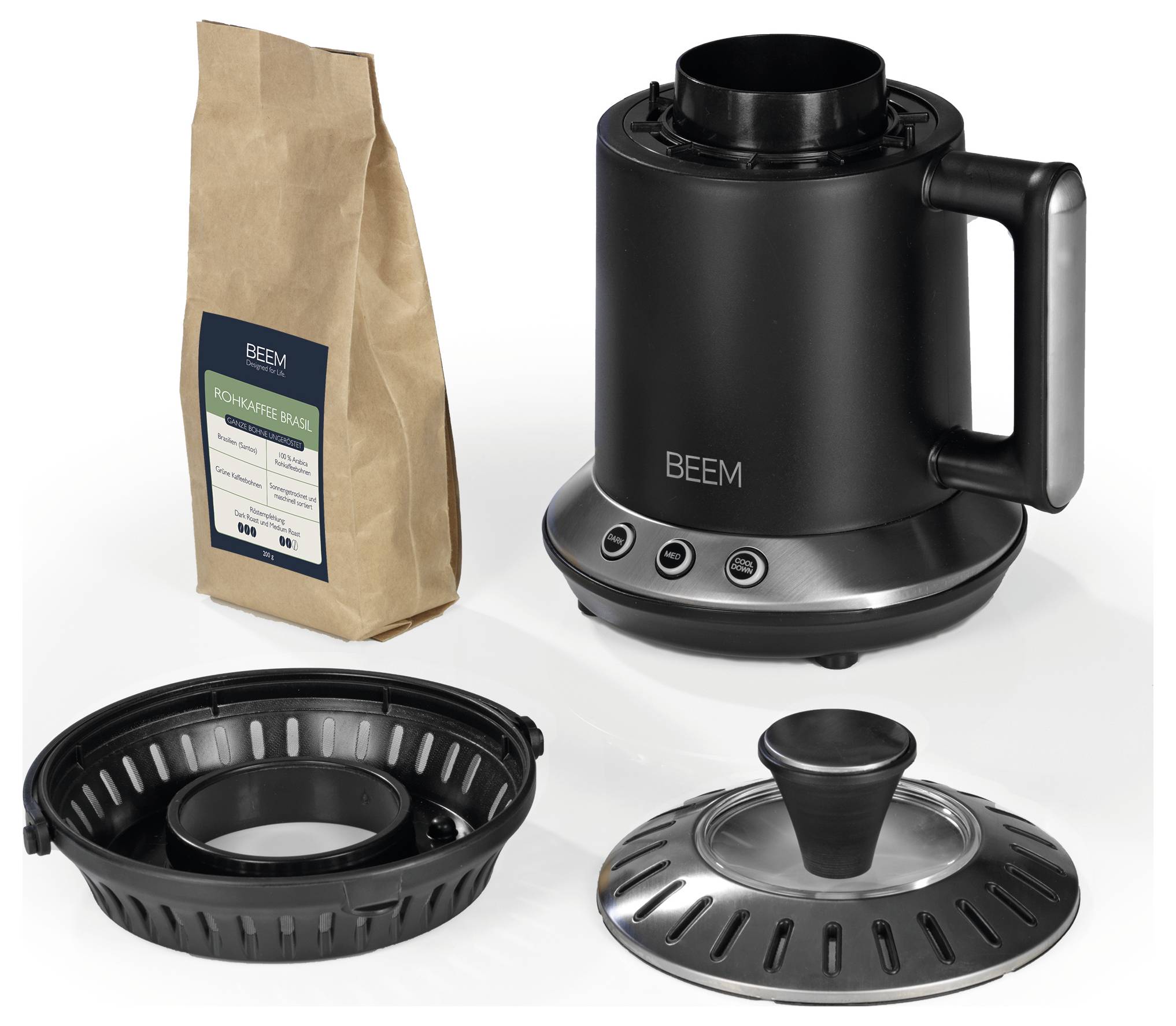 BEEM 04202 Kaffeeröster Schwarz-5