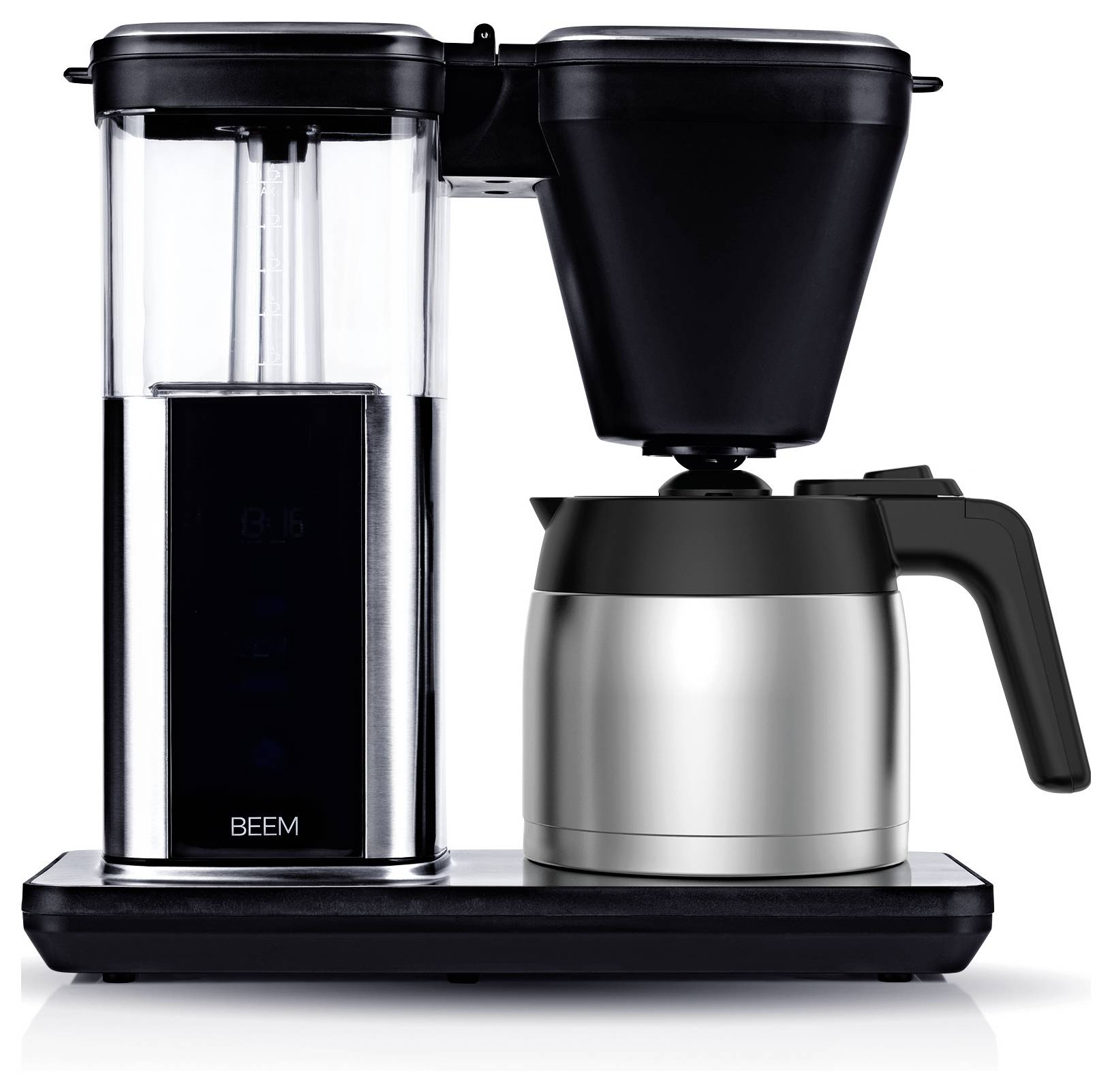 BEEM 03890 Kaffeemaschine Schwarz, Silber Fassungsvermögen Tassen=10 Isolierkanne, Timerfunktion, Warmhaltefunktion-4