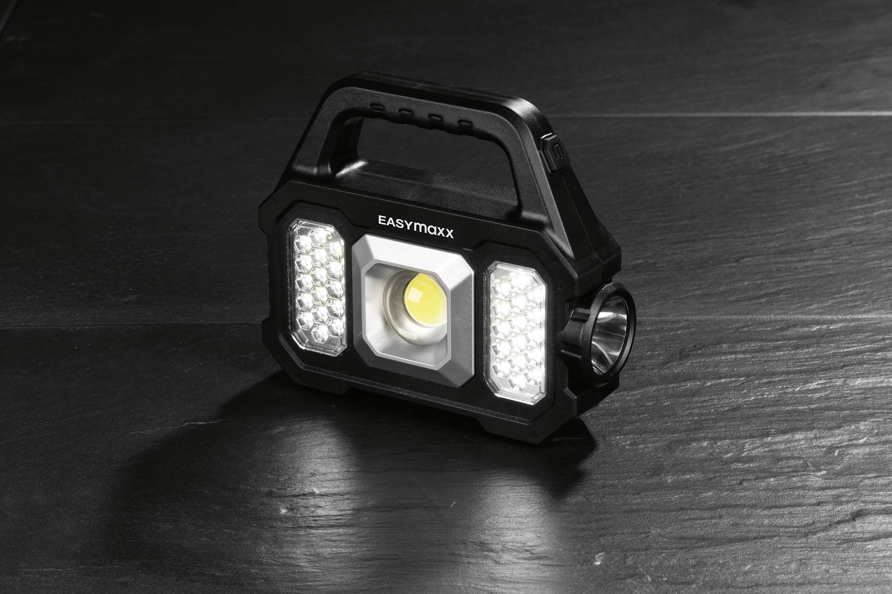 easymaxx 12899 LED, COB LED Arbeitsleuchte akkubetrieben, solarbetrieben-7