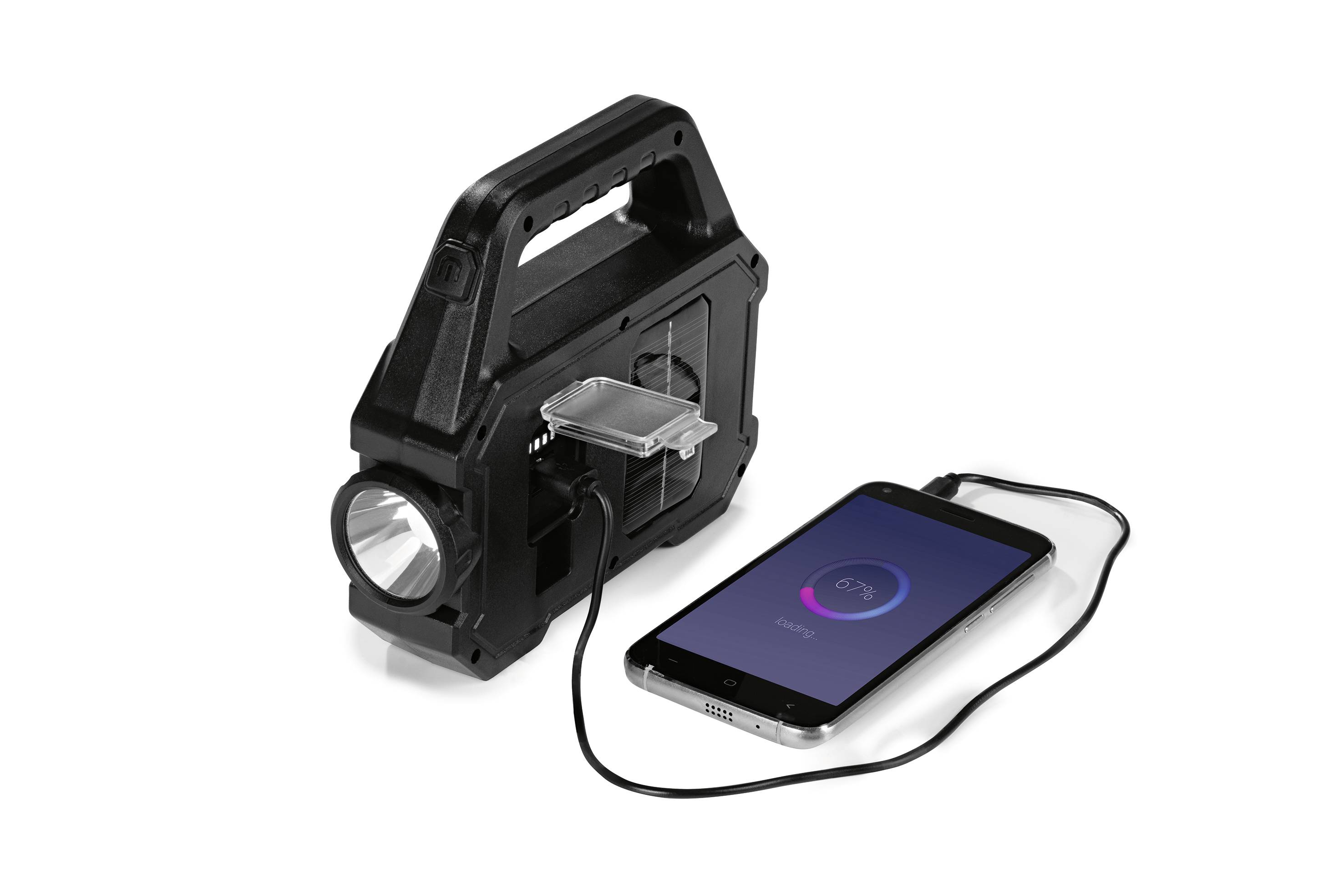 easymaxx 12899 LED, COB LED Arbeitsleuchte akkubetrieben, solarbetrieben-15