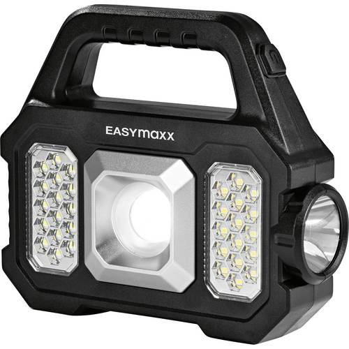 easymaxx 12899 LED, COB LED Arbeitsleuchte akkubetrieben, solarbetrieben
