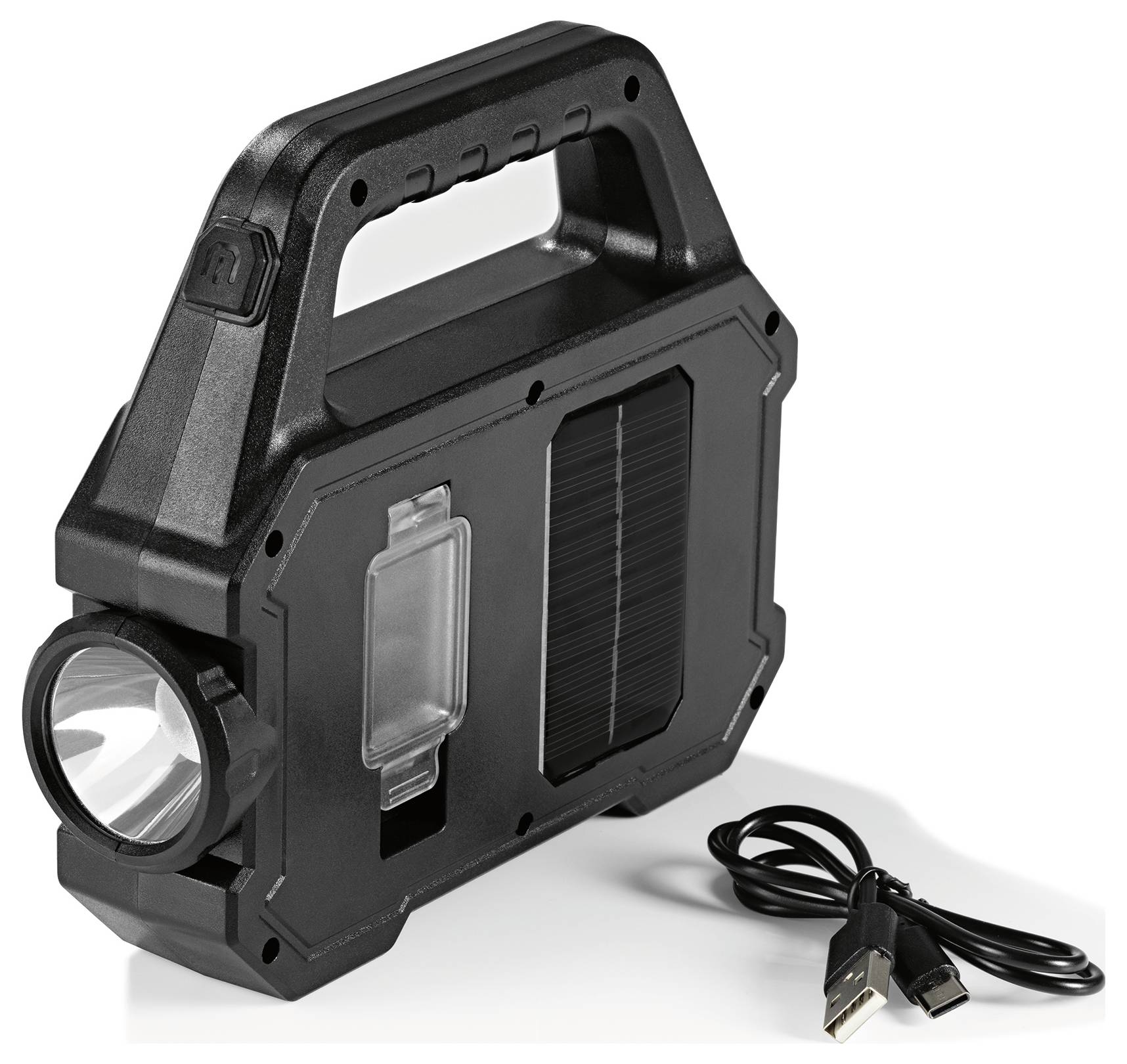 easymaxx 12899 LED, COB LED Arbeitsleuchte akkubetrieben, solarbetrieben-1