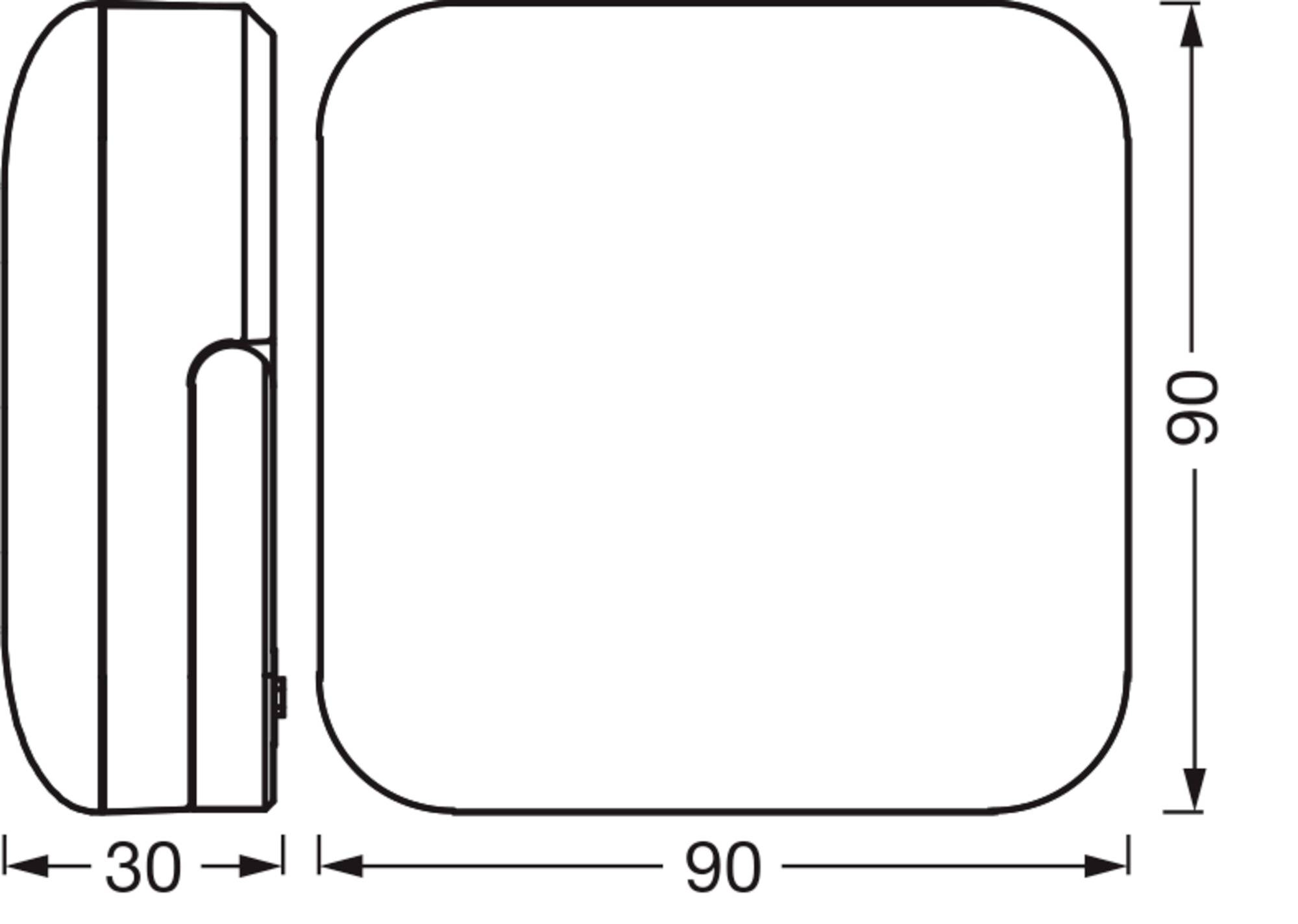OSRAM HOMELIGHTING NIGHTLUX SOLAR 840 DIM USB Grey 4099854444517 Außenwandleuchte 2. W Grau-4