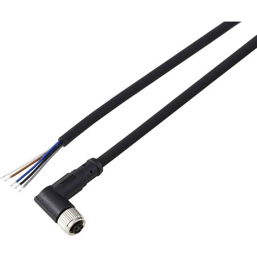 TRU COMPONENTS TC-13751840 Anschlussleitung M8 x 1 Buchse, gewinkelt 5 m Polzahl Sensoren: 5 1 St.