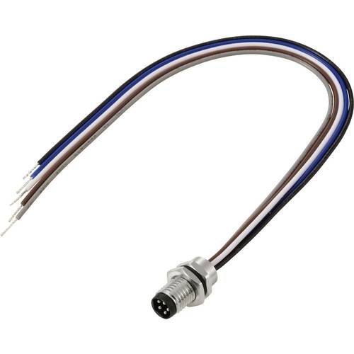 TRU COMPONENTS TC-13751904 Anschlussleitung M8 x 1 Stecker, gerade 0.2 m Polzahl Sensoren: 5 1 St.