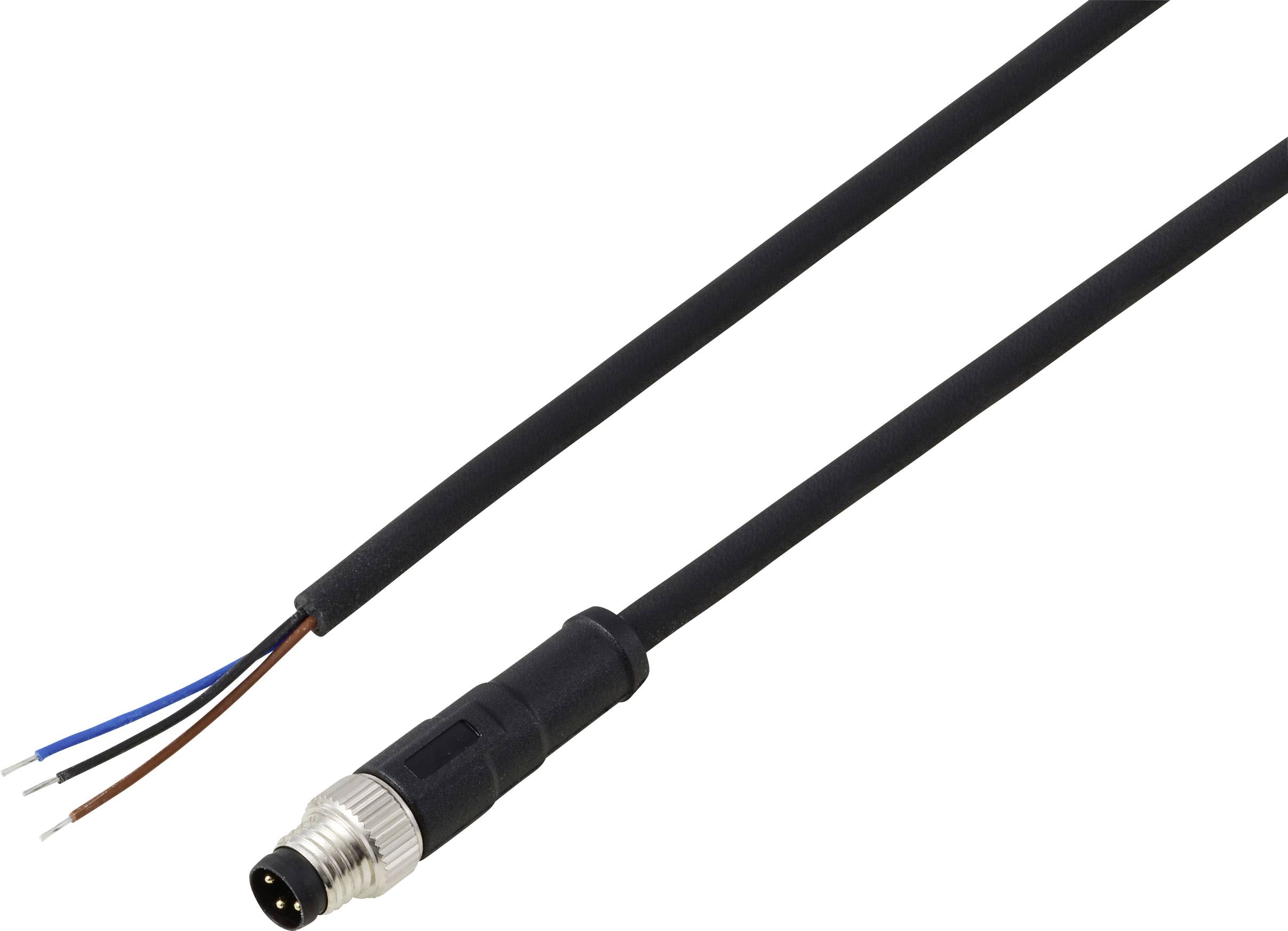 TRU COMPONENTS TC-13752020 Anschlussleitung M8 x 1 Stecker, gerade 5 m Polzahl Sensoren: 3 1 St.