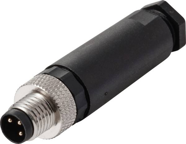 TRU COMPONENTS TC-13752056 Sensor/Aktor Einbaustecker M8 x 1 Stecker, gerade  Polzahl Sensoren: 3 1 St.