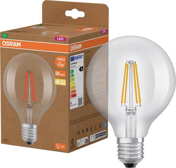 OSRAM HOMELIGHTING 4058075839502 LED EEK A (A - G) E27 5 W Warmweiß 1 St.