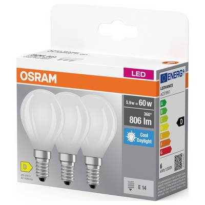 OSRAM HOMELIGHTING 4099854235481 LED EEK D (A - G) E14 5.9 W Tageslichtweiß 3 St.-2