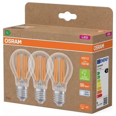 OSRAM HOMELIGHTING 4099854348075 LED EEK A (A - G) E27 7.2 W Kaltweiß 3 St.-2