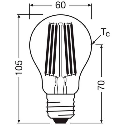 OSRAM HOMELIGHTING 4099854348075 LED EEK A (A - G) E27 7.2 W Kaltweiß 3 St.-3