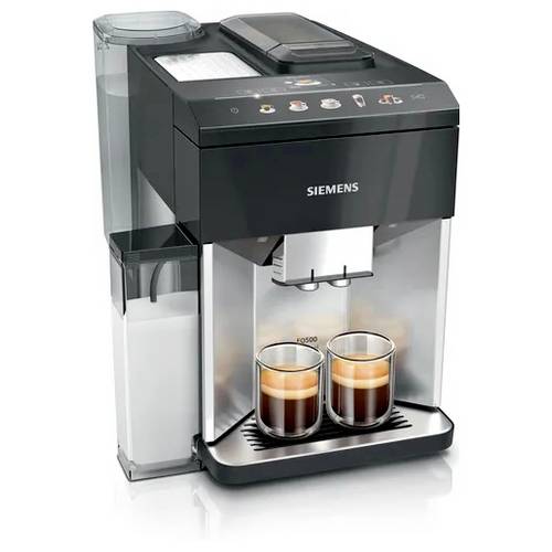 Siemens EQ500 integral TQ517D03 Kaffeemaschine Schwarz, Edelstahl