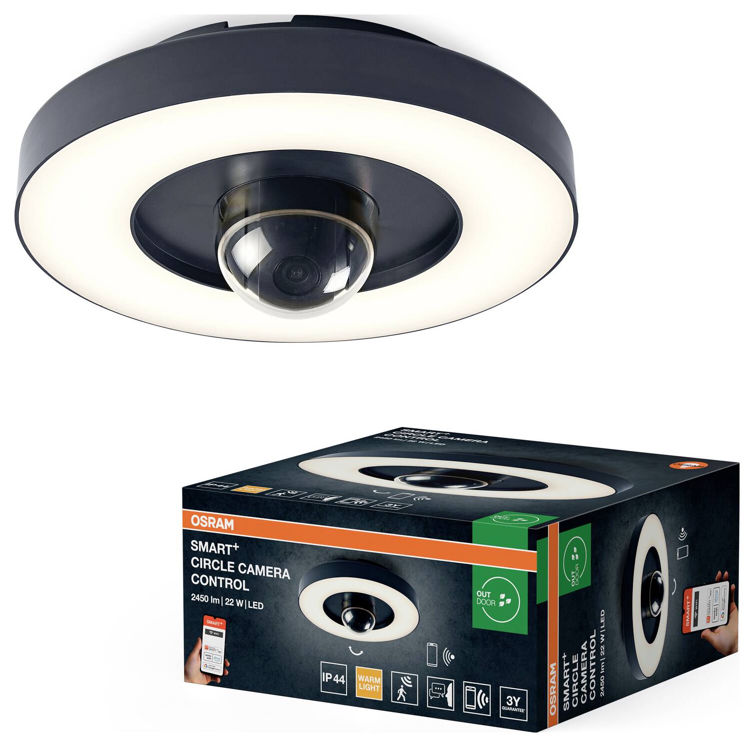 OSRAM HOMELIGHTING Smart+ Funk-Außenleuchte 22 W Warmweiß-1