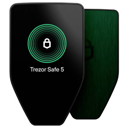 Trezor Safe 5 Hardware Wallet Grün USB-C®, microSD 1 St. SLATS5GBB1100
