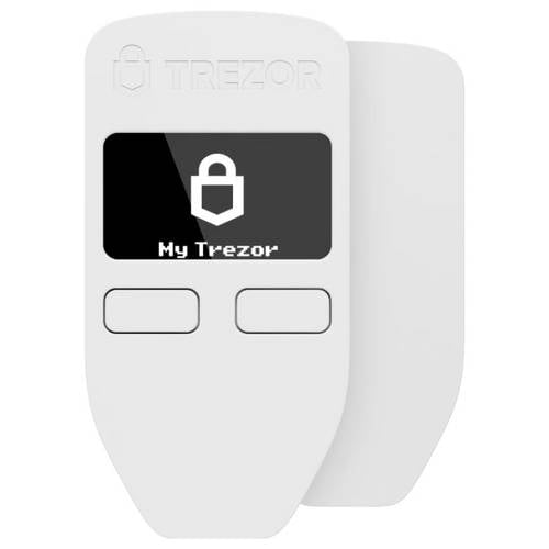 Trezor Model One Hardware Wallet Weiß 1 St. SLABTRW0B1100