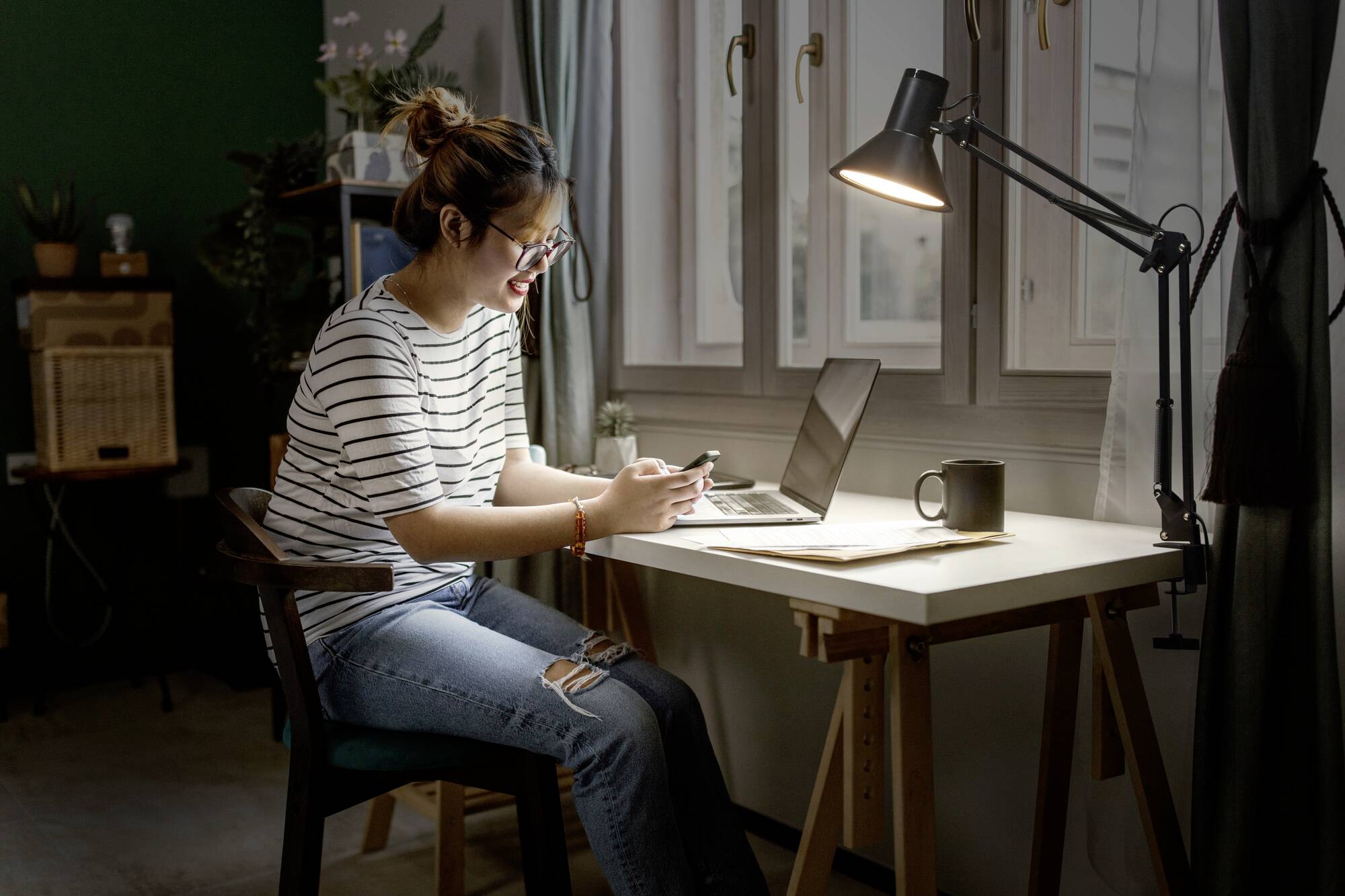 OSRAM HOMELIGHTING Office Line Desk Retro Clip 9W 830 Dimmable Black 4099854464034 Klemmleuchte 9 W Schwarz-3