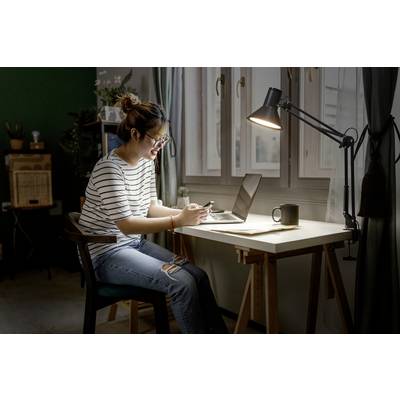 OSRAM HOMELIGHTING Office Line Desk Retro Clip 9W 830 Dimmable Black 4099854464034 Klemmleuchte 9 W Schwarz-3