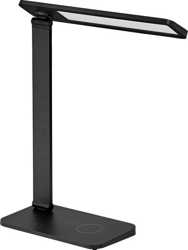 OSRAM HOMELIGHTING Office Line Desk Banker Inductive Charging 17W CCT Dimmable Black 4099854464195 Schreibtischleuchte LED LED fest eingebaut 17 W  Schwarz