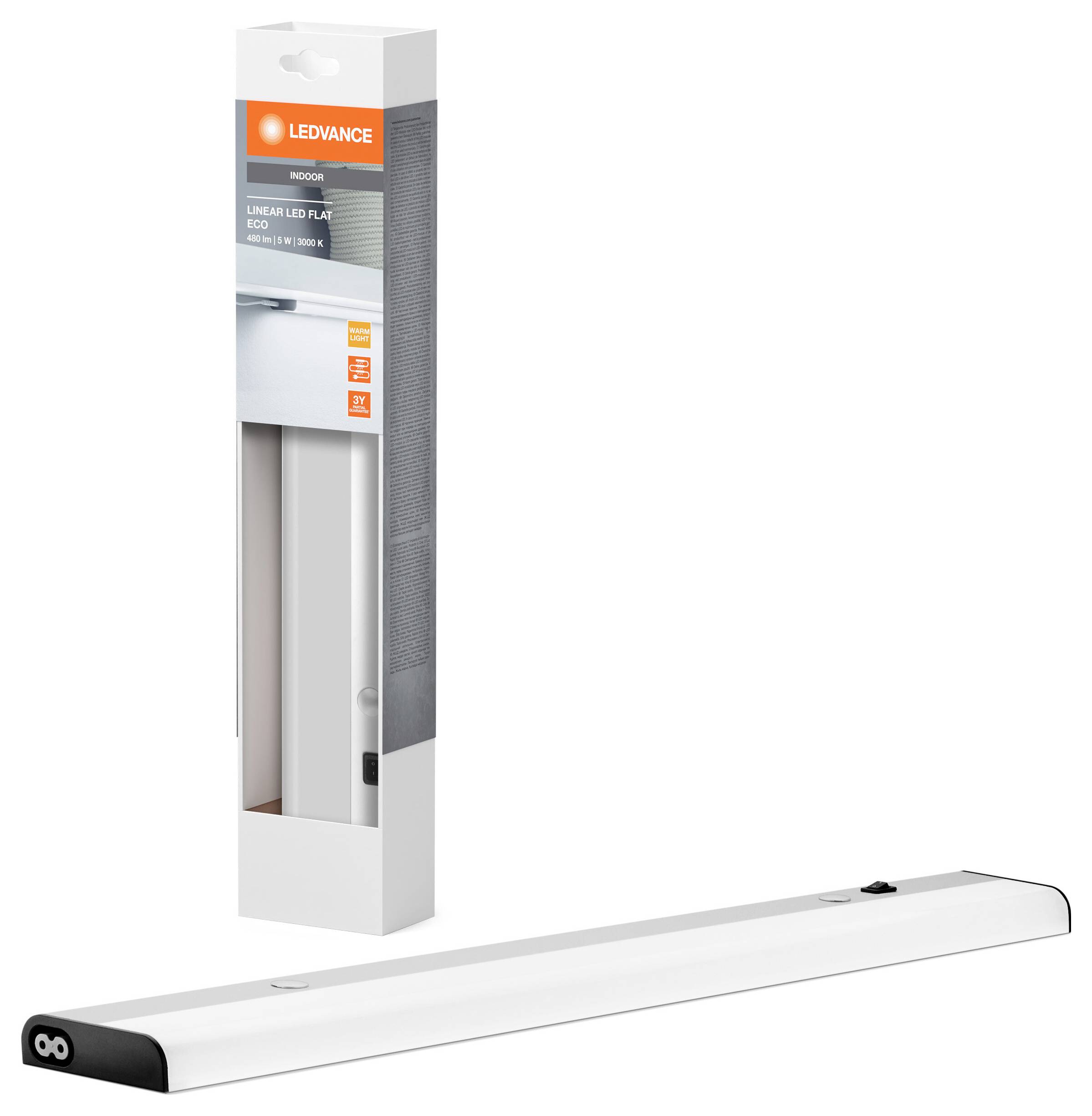 LEDVANCE Linear LED Flat Eco 6W 830 LED-Unterbauleuchte LED 6 W-1