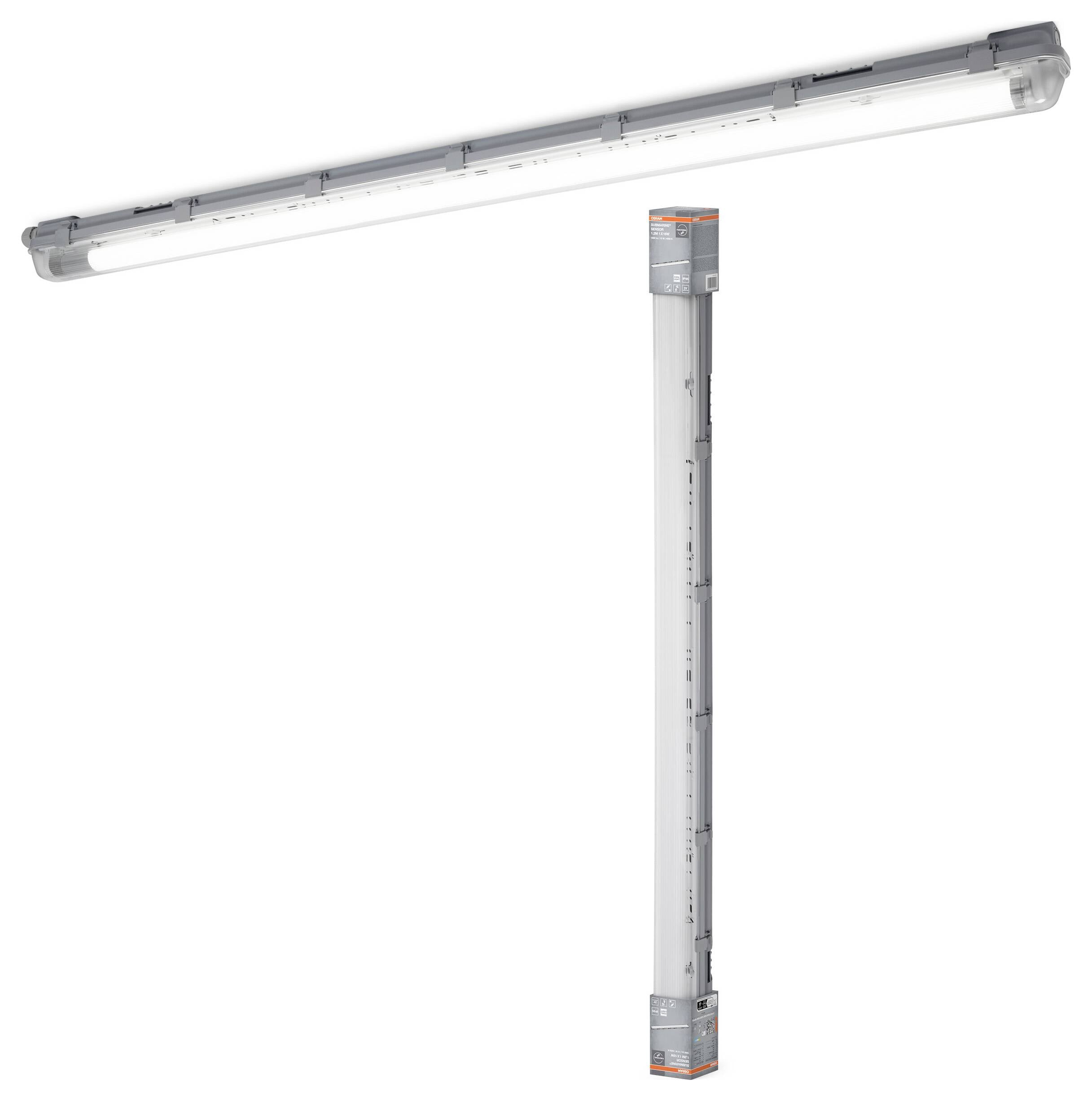 OSRAM HOMELIGHTING Submarine Sensor 120cm 16W 4000K LED-Feuchtraum-Wannenleuchte mit Bewegungsmelder-1