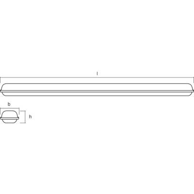 OSRAM HOMELIGHTING Submarine Integrated 1.2M 36W 4000K LED-Feuchtraumleuchte LED-Modul LED fest eingebaut 36 W-3