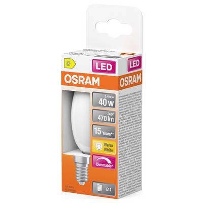 OSRAM HOMELIGHTING 4099854445736 LED EEK D (A - G) E14 3.4 W Warmweiß (Ø x H) 35.00 mm x 35.00 mm 1 St.-2