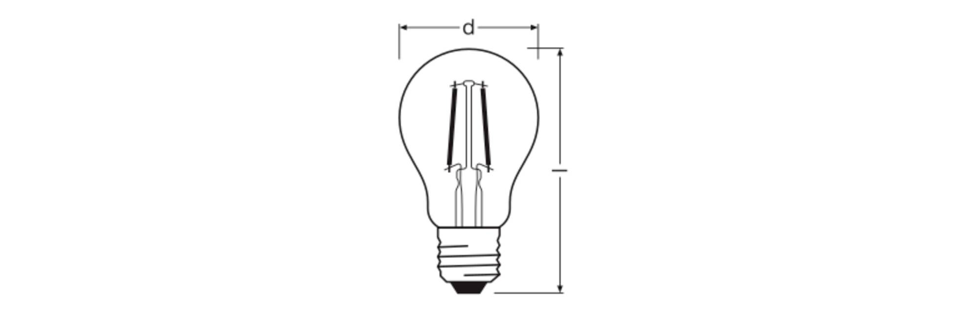 OSRAM HOMELIGHTING 4099854443749 LED EEK D (A - G) E27 1.8 W Warmweiß (Ø x H) 60.00 mm x 60.00 mm 1 St.-3