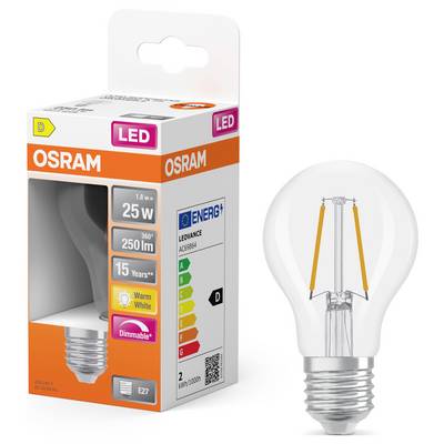 OSRAM HOMELIGHTING 4099854443749 LED EEK D (A - G) E27 1.8 W Warmweiß (Ø x H) 60.00 mm x 60.00 mm 1 St.-1