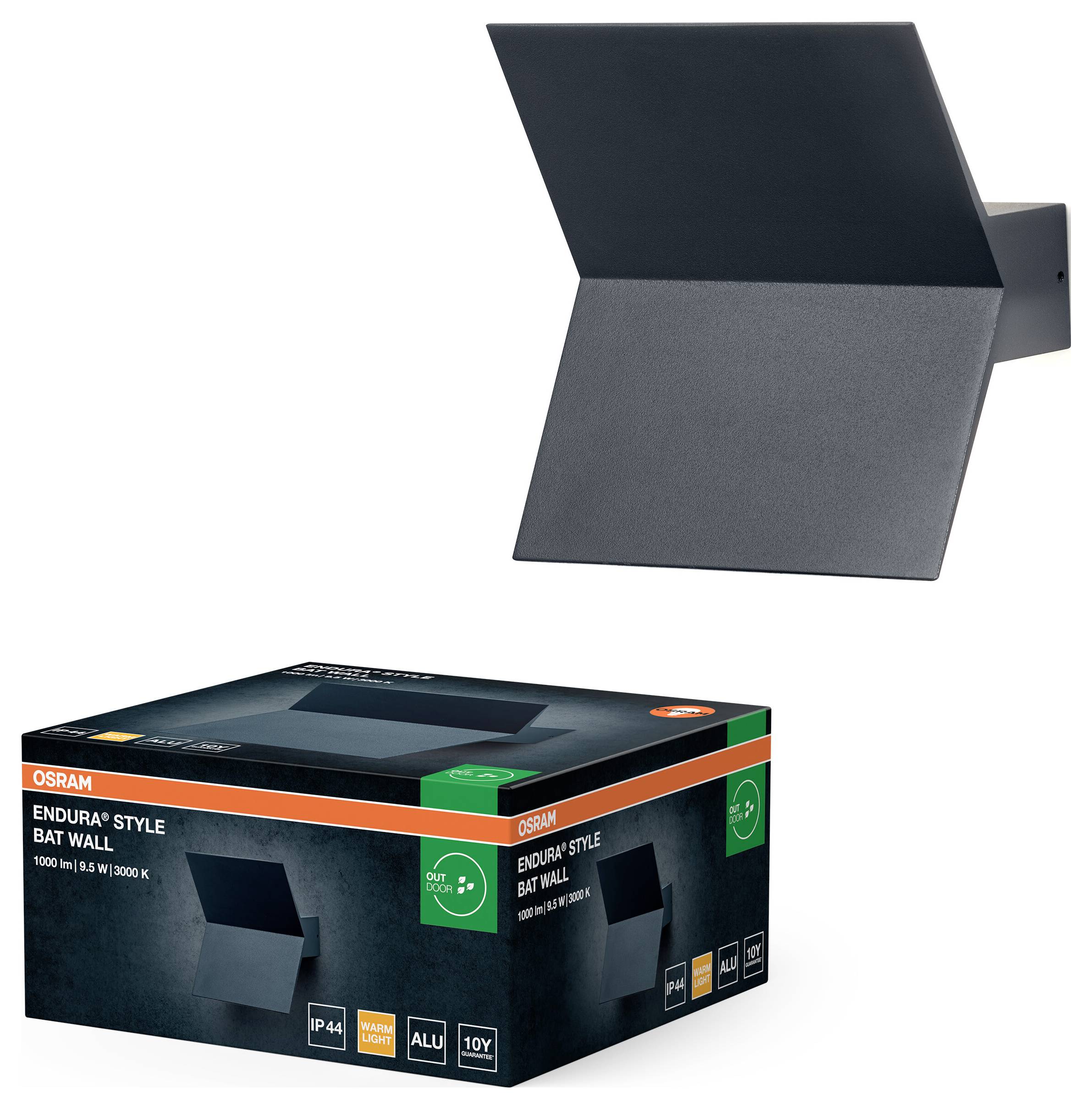 OSRAM HOMELIGHTING ENDURA Style Bat Wall 4099854461361 LED-Außenwandleuchte-1