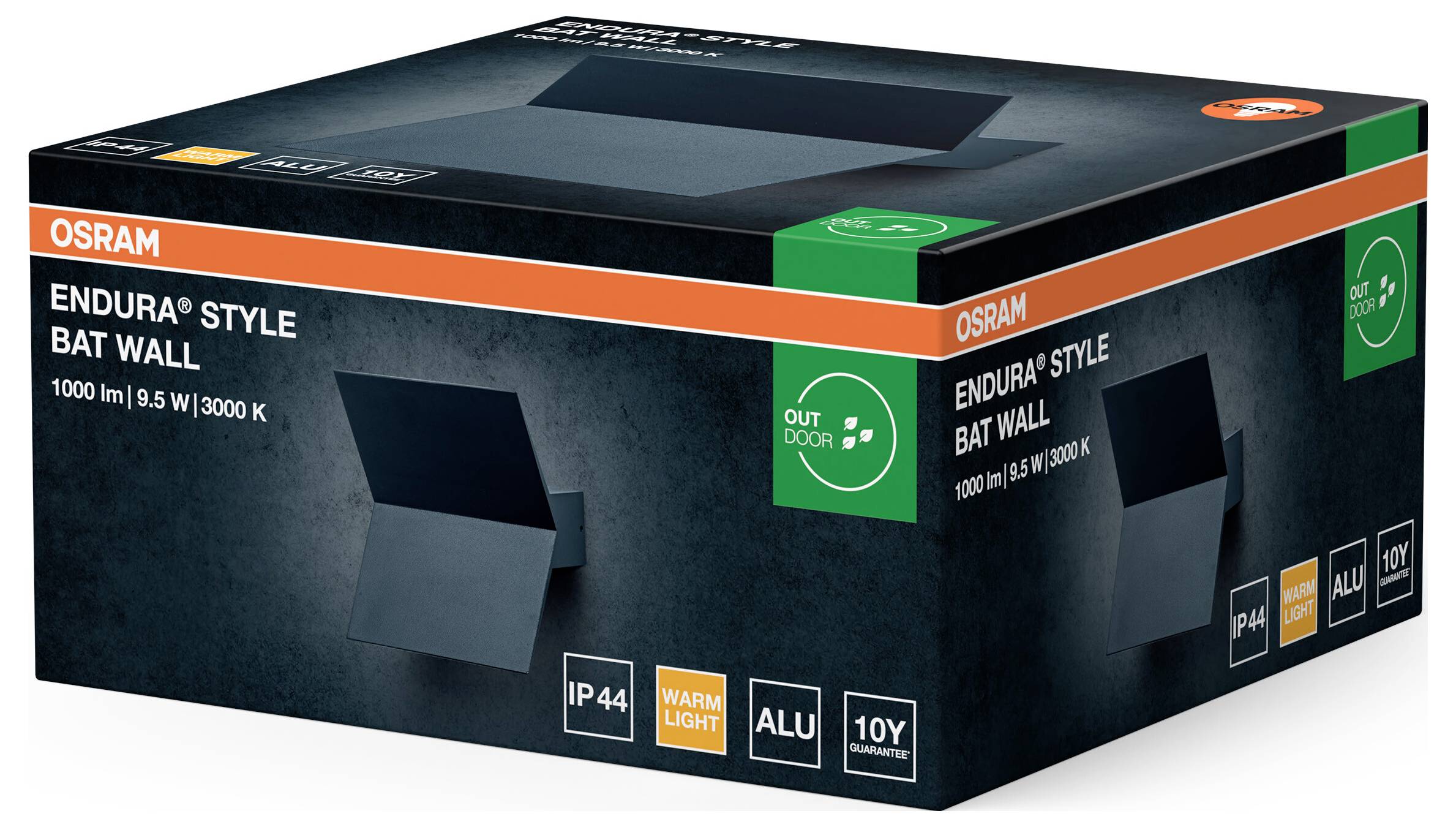 OSRAM HOMELIGHTING ENDURA Style Bat Wall 4099854461361 LED-Außenwandleuchte-2