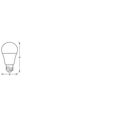 OSRAM HOMELIGHTING 4099854460319 LED EEK F (A - G) E27 9 W (Ø x H) 60.00 mm x 60.00 mm 1 St.-3