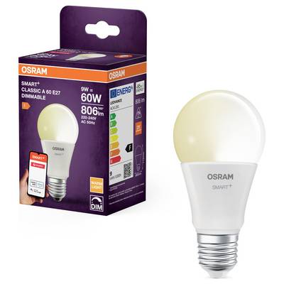 OSRAM HOMELIGHTING 4099854460319 LED EEK F (A - G) E27 9 W (Ø x H) 60.00 mm x 60.00 mm 1 St.-1