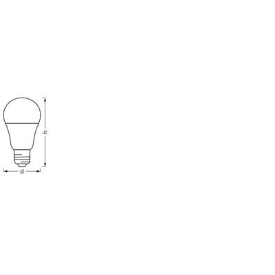 OSRAM HOMELIGHTING 4099854460333 LED EEK F (A - G) E27 Kolbenform 9 W RGBW (Ø x H) 60.00 mm x 60.00 mm dimmbar 1 St.-3