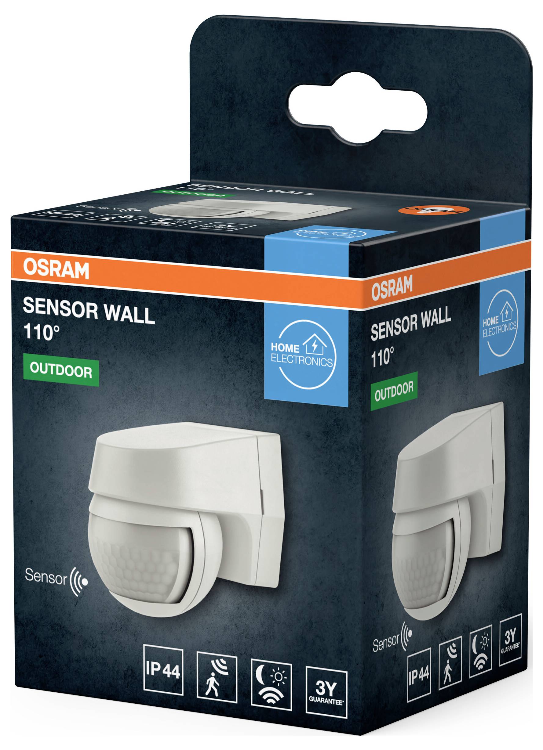 OSRAM HOMELIGHTING SENSOR WALL 110DEG IP44 WT 4099854454134 LED-Außenwandleuchte-2