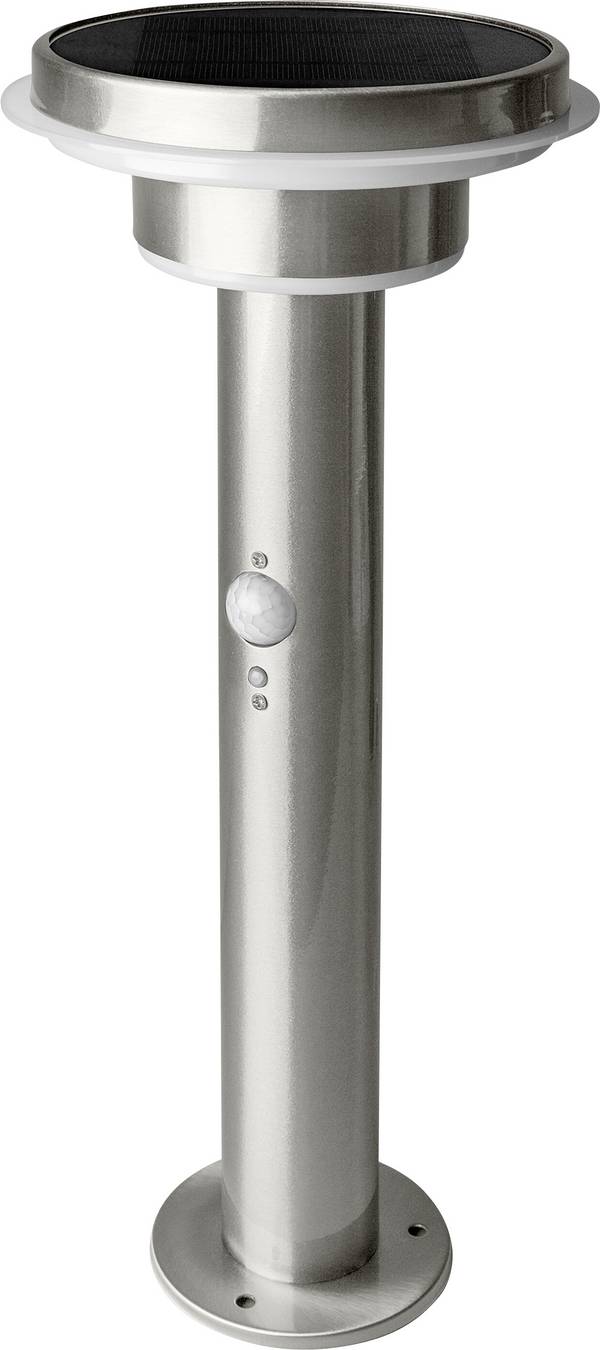 OSRAM HOMELIGHTING ENDURA Style Solar 40cm Post Sensor Double Circle 6W Stainless Steel 4099854455469 LED-Außenwandleuchte LED 6.00 W Steel