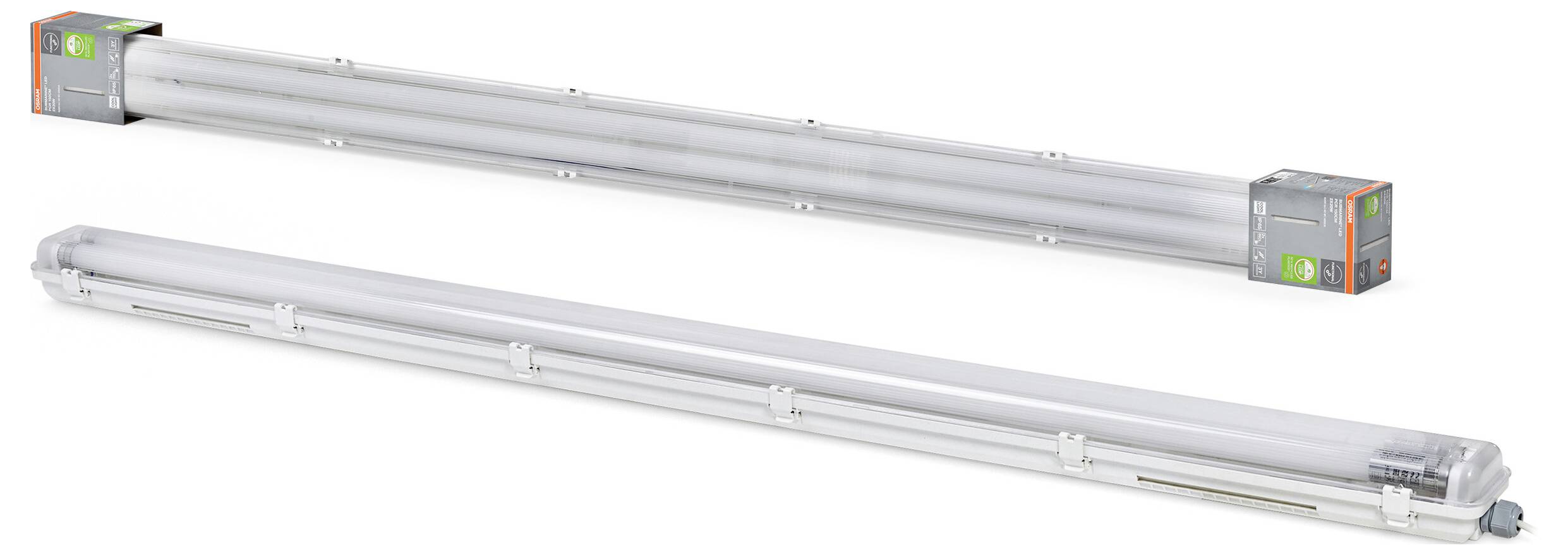 OSRAM HOMELIGHTING Submarine Recycled Plastic 150 2 X 20W 840 G13 T8 LED-Feuchtraumleuchte-1